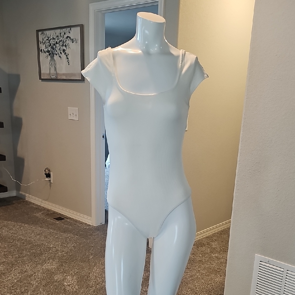 Altrd State Creme Short Sleeve Bodysuit